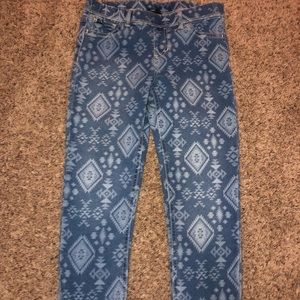 Girls Cropped Jeggings